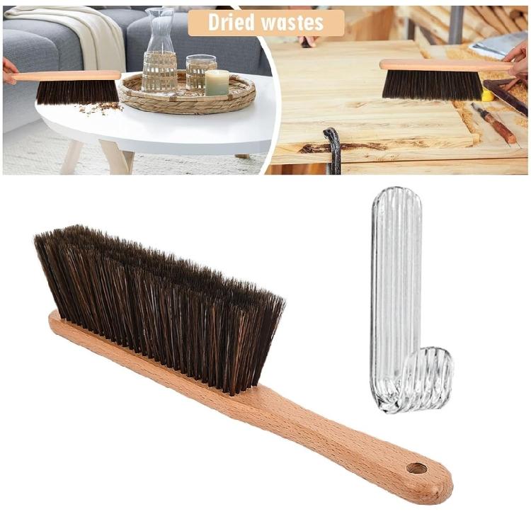 Hand Broom with Soft Dense Bristles for Furniture and Car Dusting Brush Duster for Furniture, Drafting