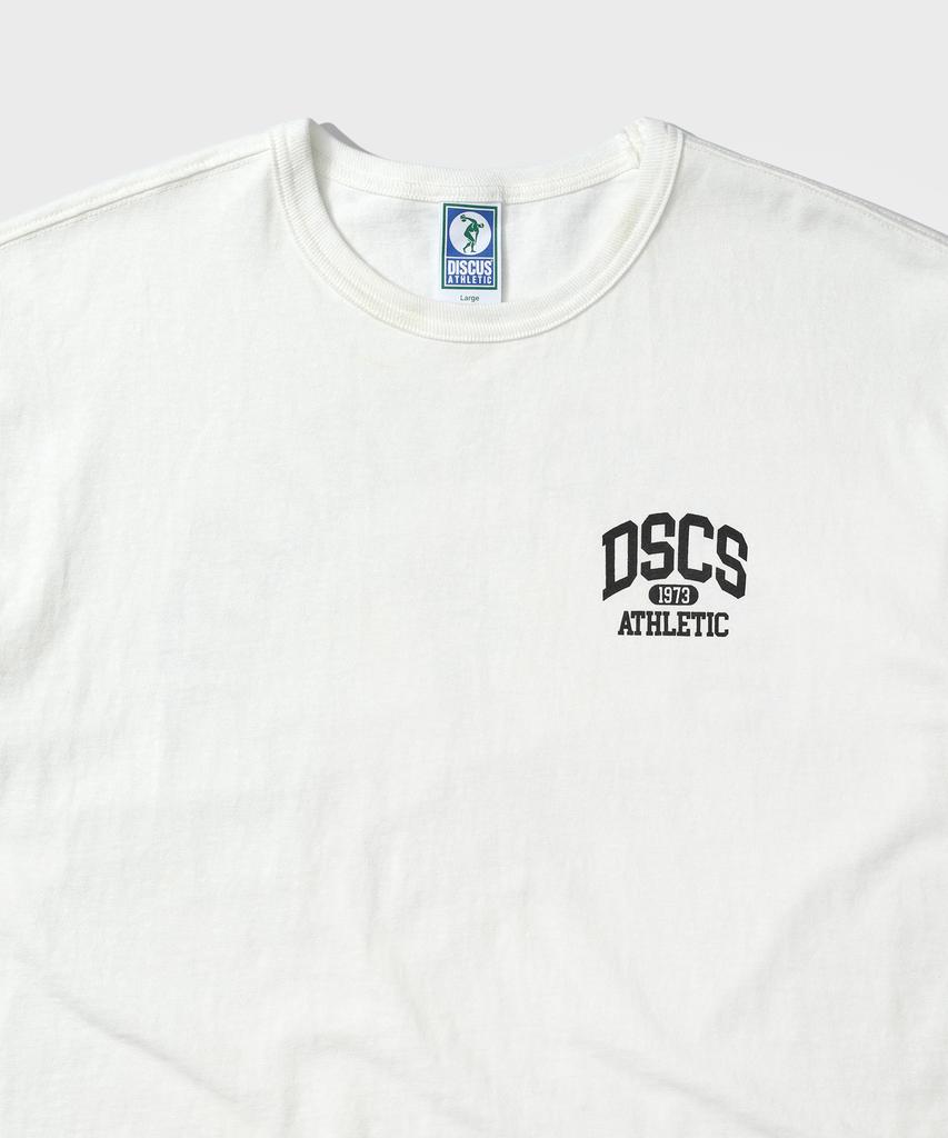 DISCUS ATHLETIC Heavyweight Dcsc Small Logo T-Shirt Off-White
