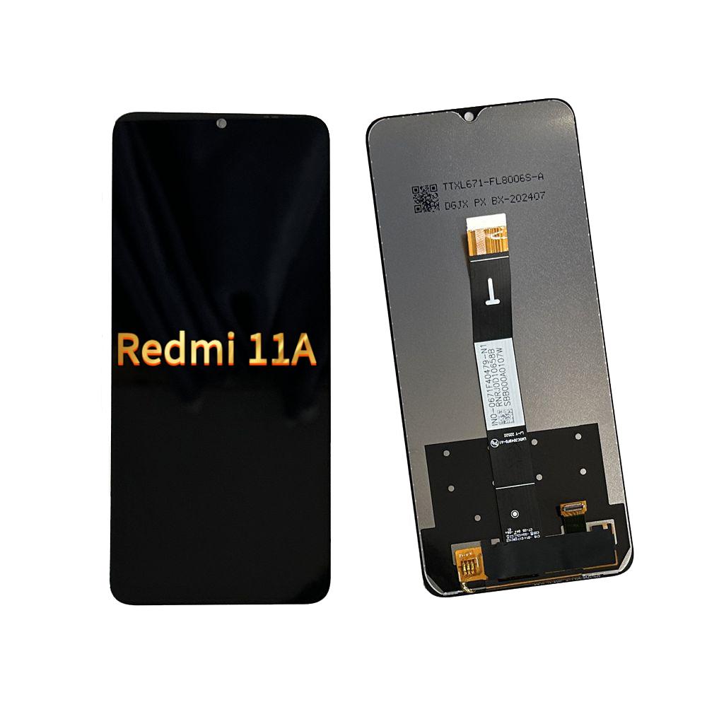 

Полный комплект ЖК-экрана и дигитайзера для Redmi 11A;черный; + Инструменты
