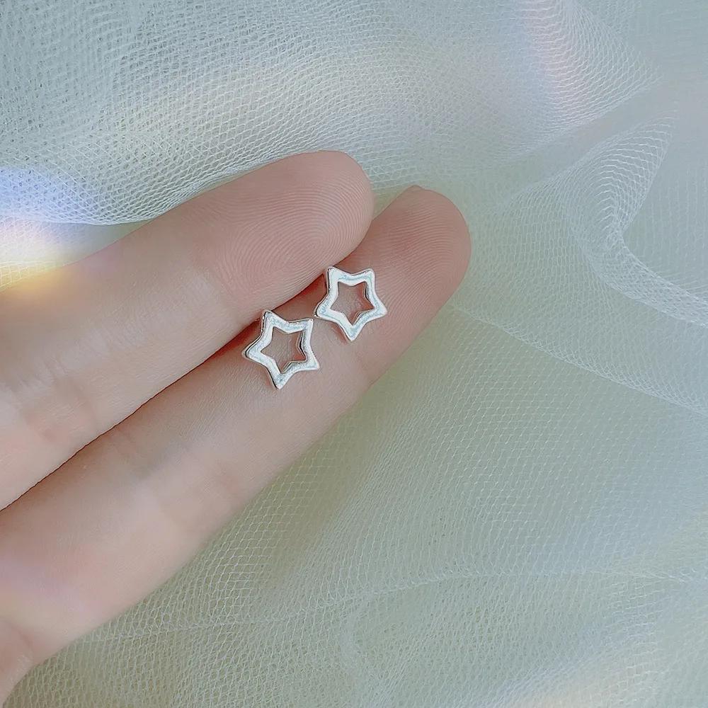 56 Types 925 Silver Zircon Puzzle Star Animal Geometric Stud Earrings for Women Fine Jewelry Minimalist Accessories