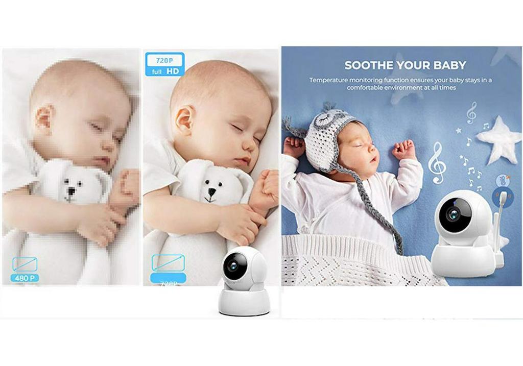 5-Inch Baby & Child Security Camera Monitor