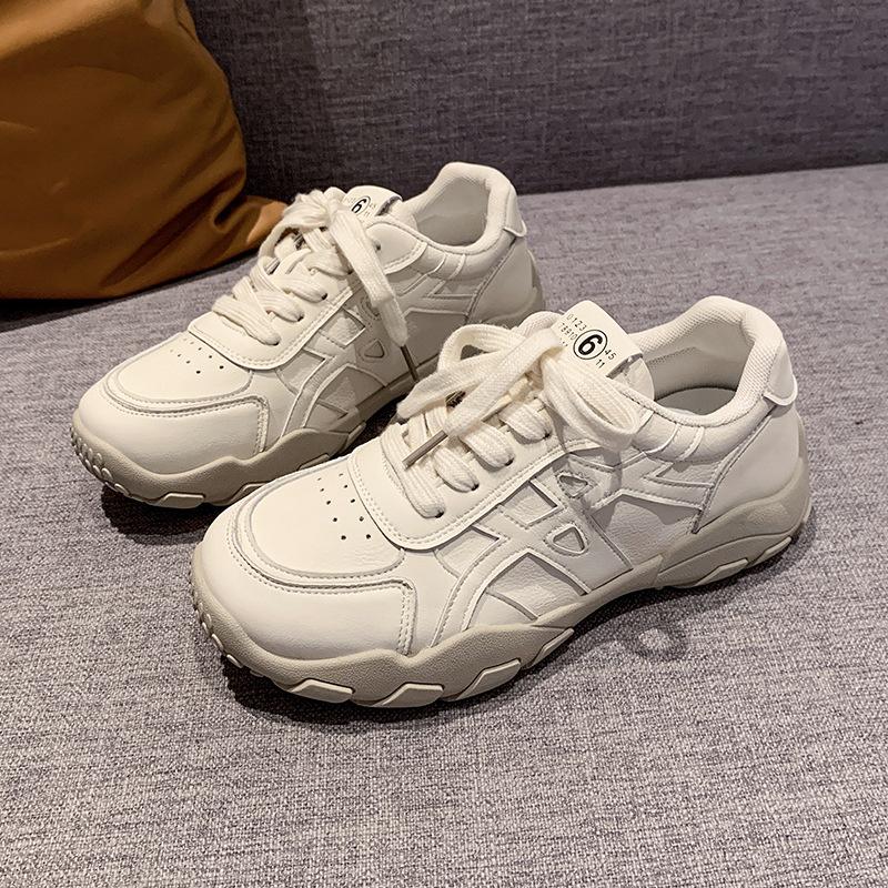 Platform dad shoes women's autumn 2025 new height-increasing casual single shoes Forrest Gump shoes soft-soled sports shoes running shoes