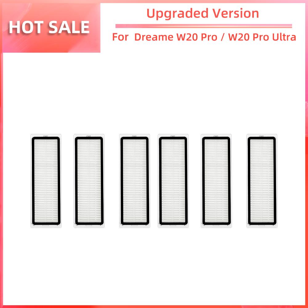 Compatible for Dreame W20 Pro / W20 Pro Ultra Brush HEPA Filter Mop Pad Dust Bag Replacement Spare Parts Accessories