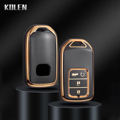 TPU Car Remote Key Case Cover Shell For For Honda CRV CR-V Fit Civic Accord HR-V HRV City Odyssey XR-V Protector Holder Keyless