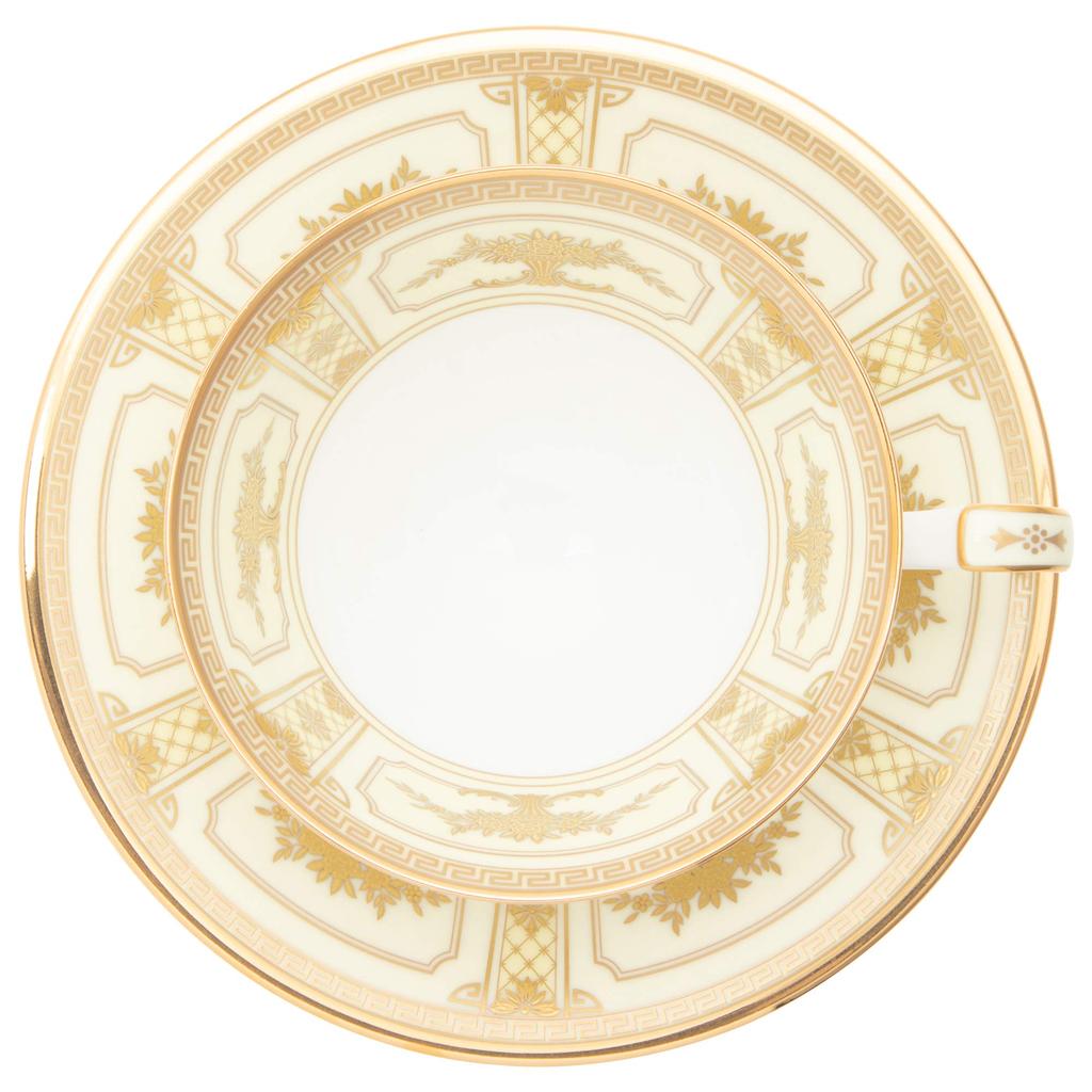 Noritake Imperial Suite Bone China Cup & Saucer (for Both Coffee and Tea), 220cc, Y59587/9984