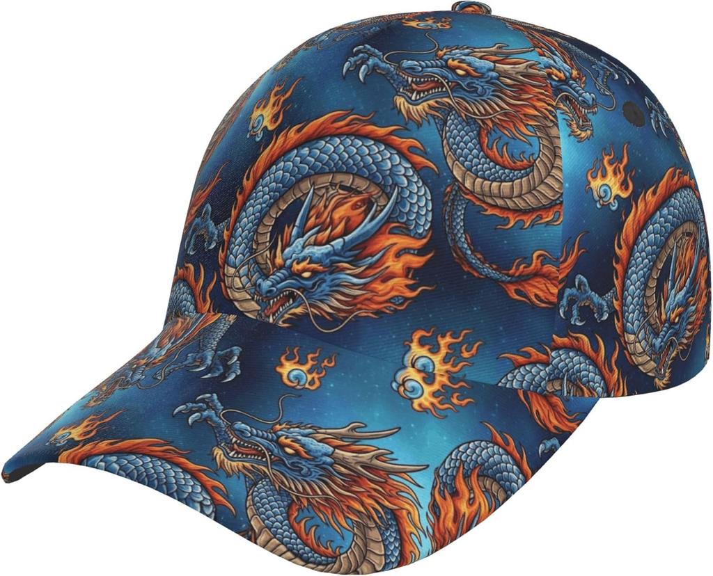 Watercolor Cherry Blossom Branch Pattern Baseball Cap Women's Men's Athletic Fitted Cap Outdoor Baseball Hat Sports Sun Cap