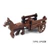 Yuantong Medieval Carriage Transport, Prisoner Car, Three Kingdoms Villain Qin Chariot, Small Particle Building Block