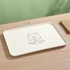 Ruhhan Greedy Bear Plastic Serving Tray (2-Pack)