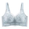 Thin Lingerie Sexy Lace Plus Size Bra No Steel Ring Bra Gathered and Adjusted Bra with A Retractable Accessory