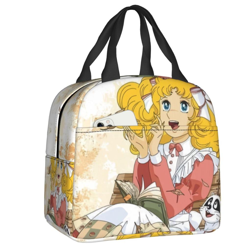 Custom Candy Candy Lunch Bag Men Women Cooler Thermal Insulated Lunch Box for Adult Office