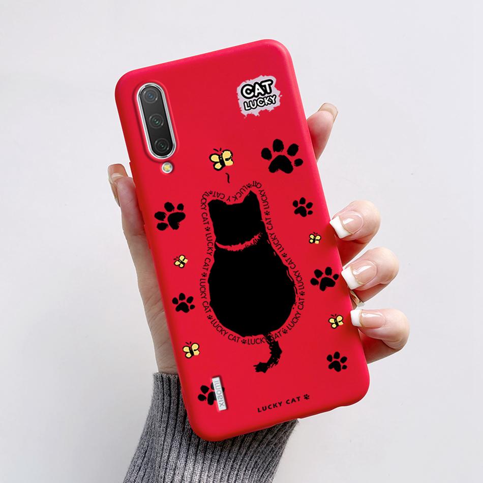 Für Xiaomi Mi 9 Hülle Mi 9 Lite Rückseite Cartoon Dünn Weiches Silikon Funda für Xiaomi Mi 9 SE Mi9 Mi 9Lite Mi 9SE Stoßfest Capa