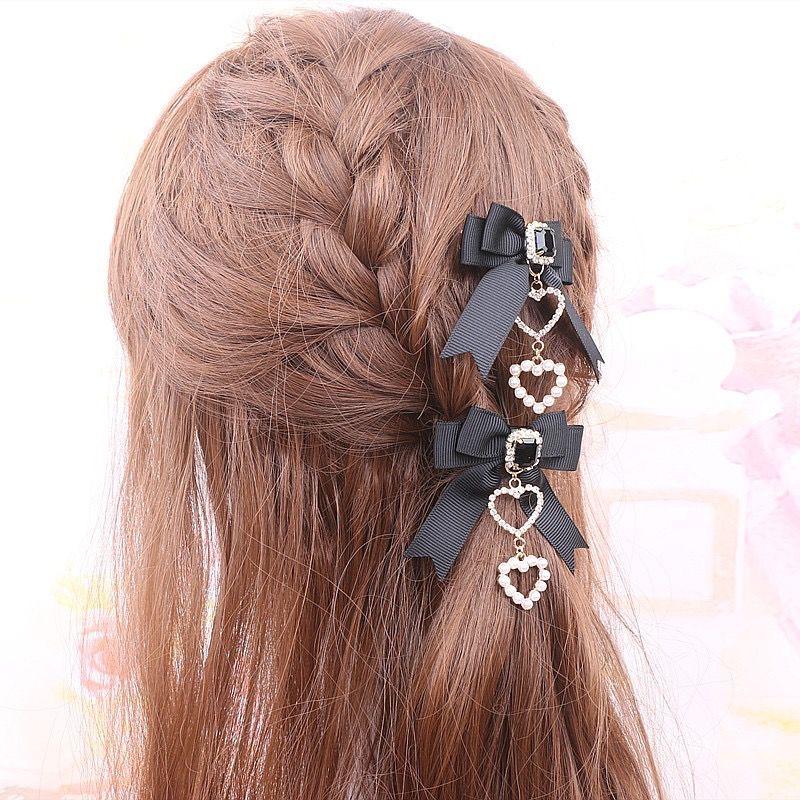 [1 pair] y2k accessories New year's eve decorations trendy hair clips lolita cosplay Hairpin cute accessories Decoration for new