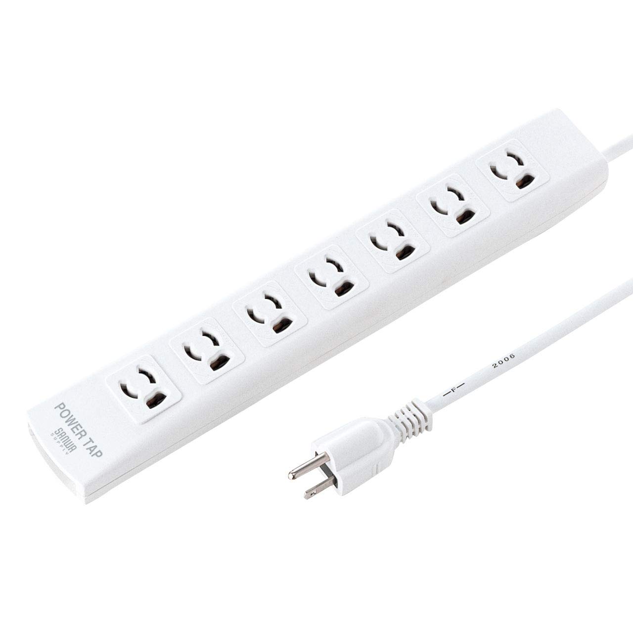 

Sanwa Direct Power Strip, 7 Outlets, 3-Pin, 3-Prong Plug, 3m, Lightning Guard, Magnet, PSE Certified, 700-TAP039