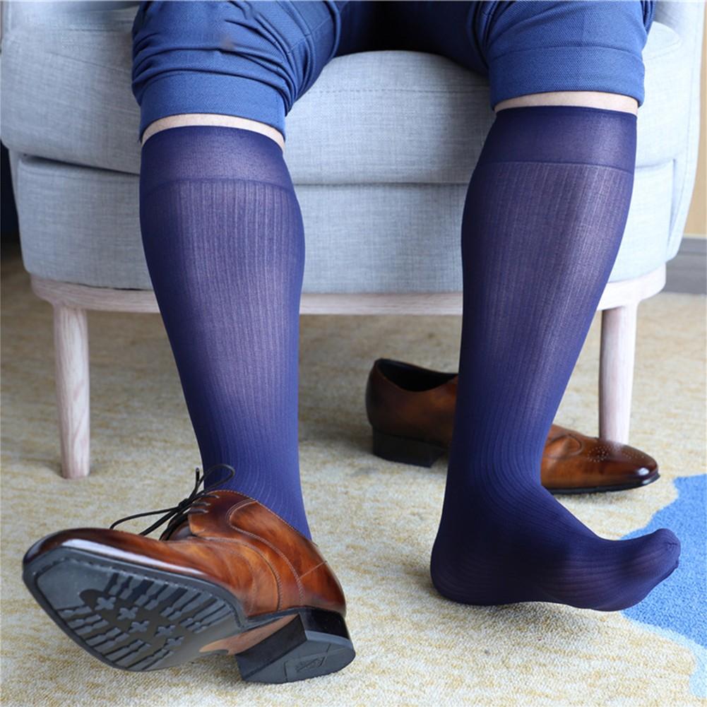 

Носки Мужские Дышащие Гольфы Деловые Платья Эластичные baby голубой