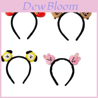 Bt21 Line Friends 3d Plush Headband For Women Soft And Comfortable Chimmy Ears Hair Hoop Band