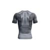 Under Armour HeatGear Vent Kompresní tričko s krátkým rukávem Pánské topy Šedá 1362452-012