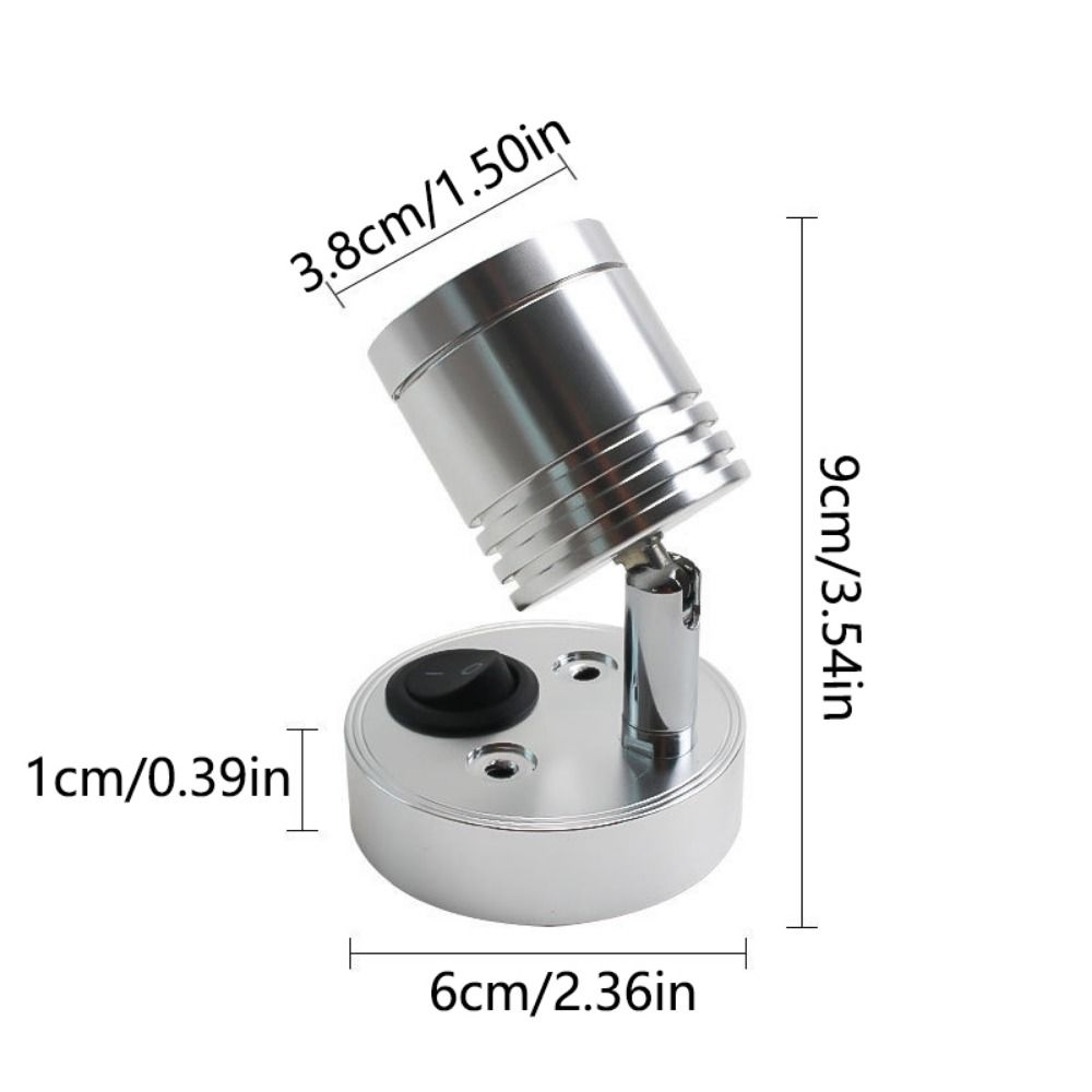 Touch Switch RV LED Light Wall Mounted Wall Lighting Modern 12 Volt Spotlight  Ships