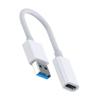 USB3.0 Male to USB C Female Adapter Cable 5Gbps for Fast Charging and Data Transfer Digital Headsets Conversion Cord