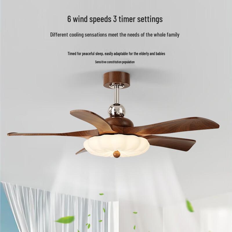 OEING 47-inch 5-Blade Vintage Ceiling Fan with Light
