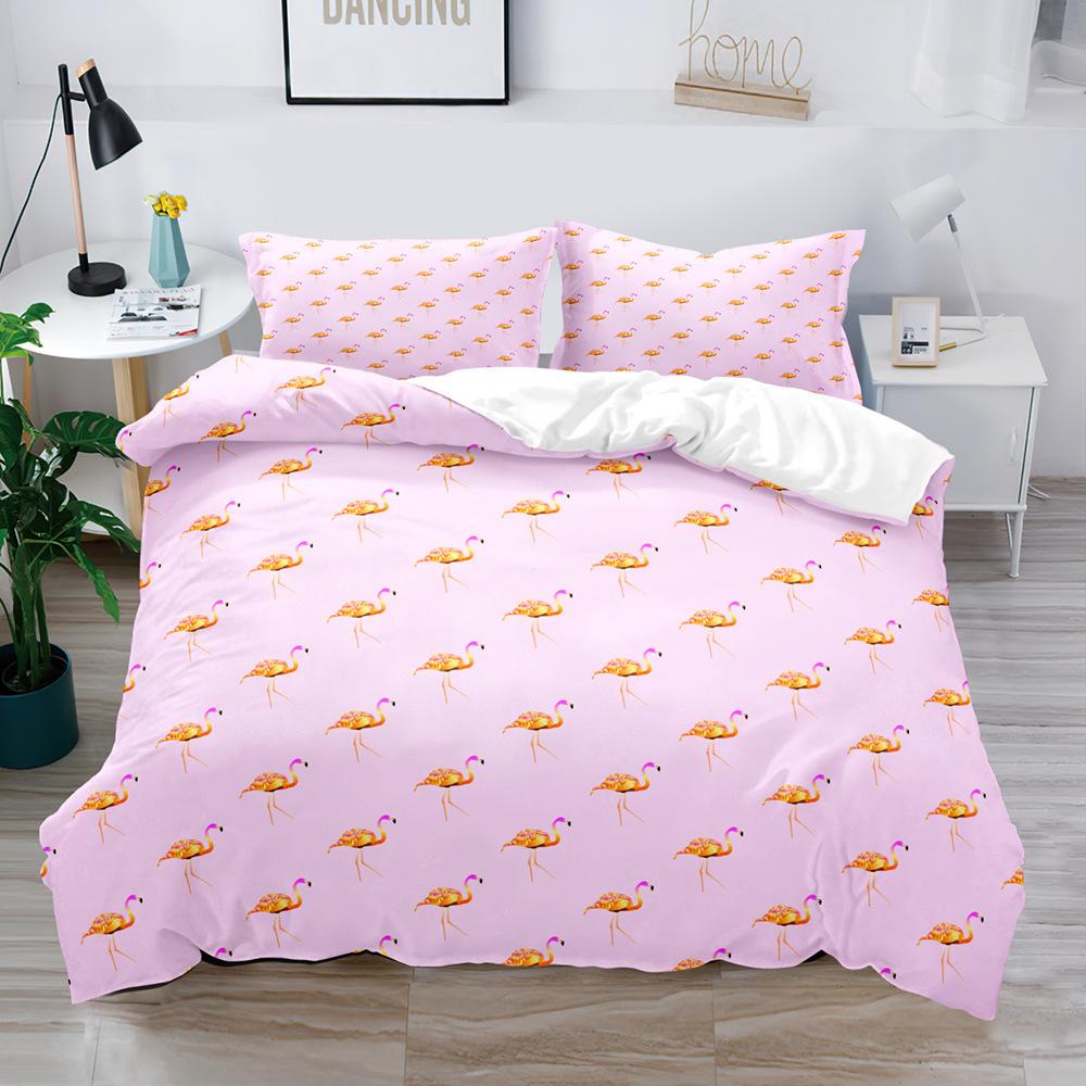 Bedding Three-Piece Bird Cartoon Game 3D Digital Printing Kit