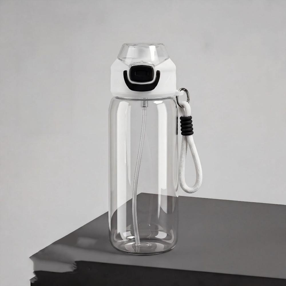 Heat Resistant Drinking Straw Cup Large Capacity Plastic Water Bottle Outdoor Sports