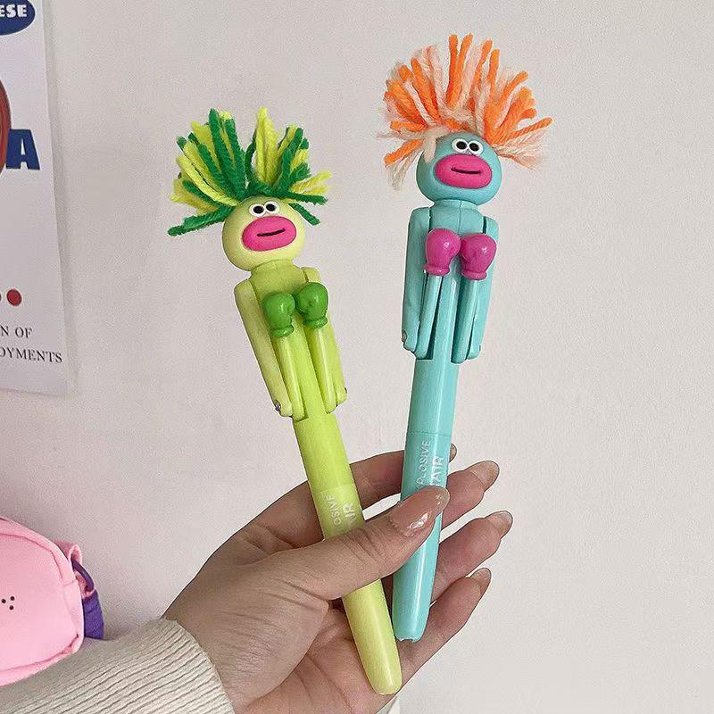 Cartoon Ballpoint Pen Creative Gel Pen Smooth Writing Stress Relief Student Study Office School Art Supplies