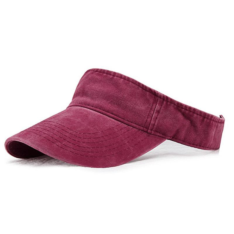 Adjustable Sun Visor Sports Hat Tennis Golf Headband Beach Cap Men Women UV Protection Baseball Hat Sunscreen Hollow Top Cap