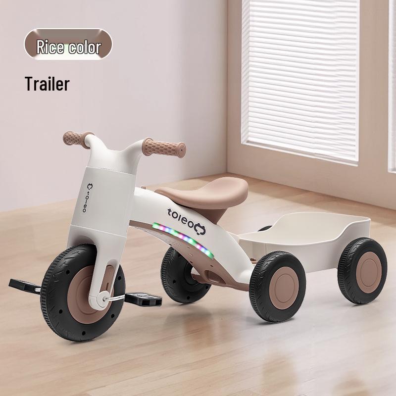 Children's Tricycle Stroller with Lights and Music for Boys & Girls