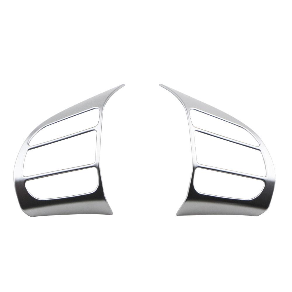 

2 шт./компл. для Hyundai Kona Kauai 2017-2022, декоративная крышка с кнопками на руле серебряный