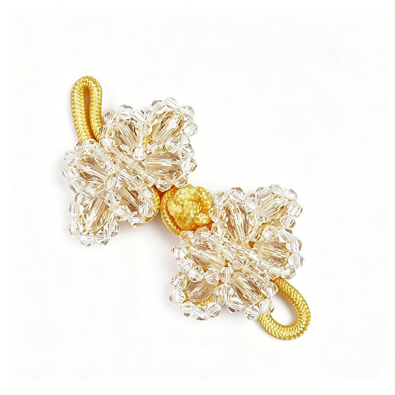 Chinese Style Clothing Buttons Sewing Button Diy Handmade Beaded Buttons Needlework Plate Buckle Clothing Accessories