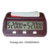 Board Game Stopwatch Professional Digital Chess Clock Plastic Battery Powered Multifunctional Lightweight for Training Teaching