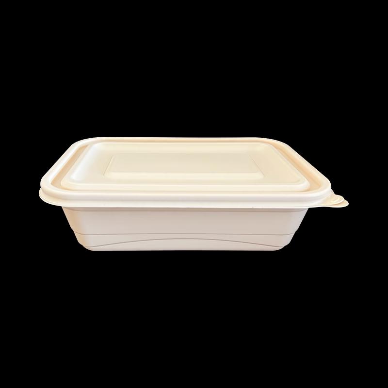 Eco-Friendly 1000ml Rectangular Disposable Meal Boxes, 300 Sets