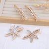 Listed Bow Imitation Pearl Hairpin Female, Broken Hair Edge Clip One Word Hairpin Bangs Side Temperament Hair Accessories