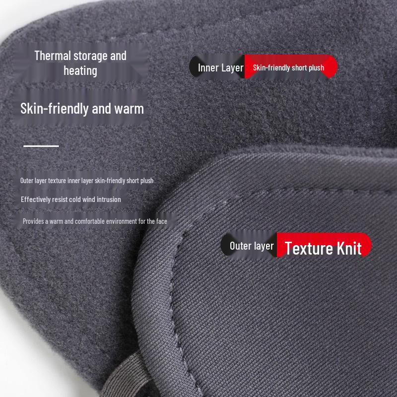 Women's Warm 5D Face Mask: Windproof & Cold-Proof, Eye Protection, Thickened for Autumn/Winter - Slimming Design