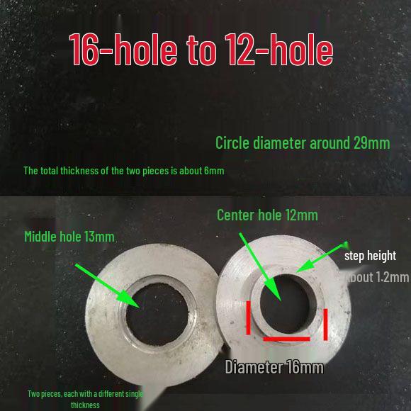 Pressure Plate Jade Carving Washer Gasket Reducer: Large To Small Hole Conversion Pad