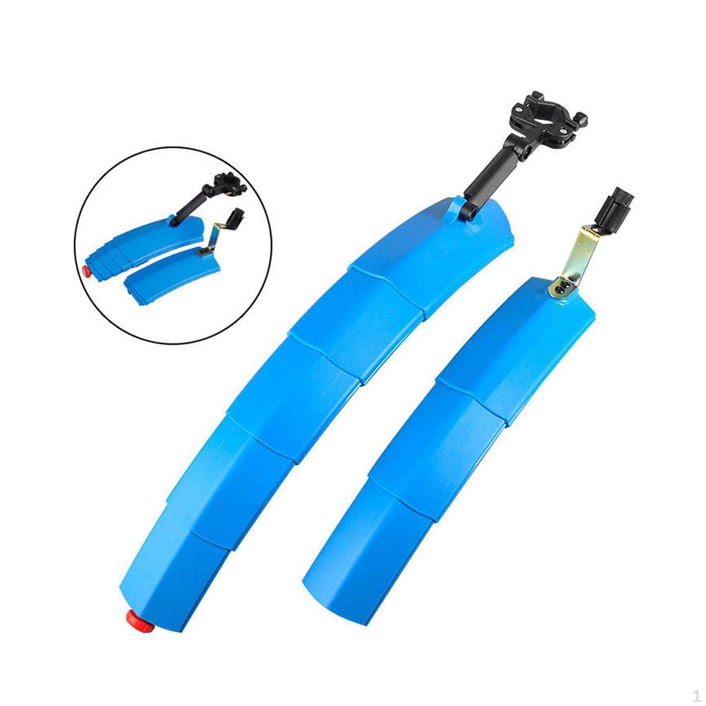 2 Teile/satz Fahrrad Kotflügel Vorne und Hinten Kotflügel mit Licht Zubehör Reparatur Radfahren