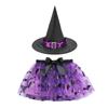 3Pcs/set Wizard Childern Halloween Costumes Pointy Hat Halloween Cosplay Costumes  Cosplay Dress