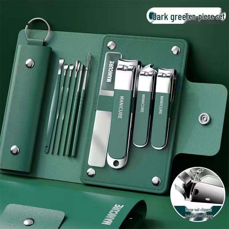 High-End Stainless Steel Nail Clippers & Pedicure Set for Adults
