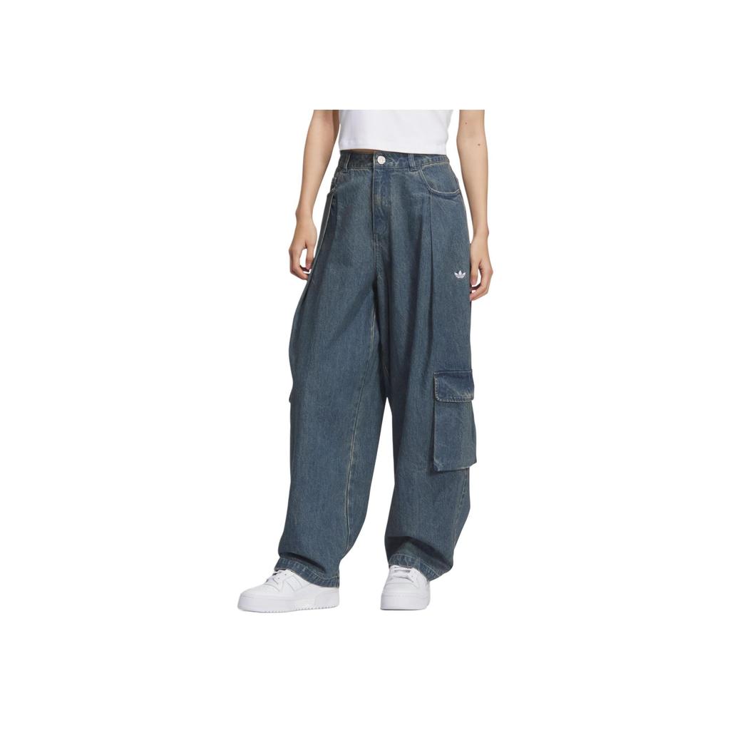 Adidas Originals Soft Denim Cargo Joggers Women Bottoms KC5813