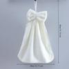 Striped Pattern Bow Decor Washcloth, Modern Color Block Hand Towel for Bathroom Home Bathroom Decor Back To School