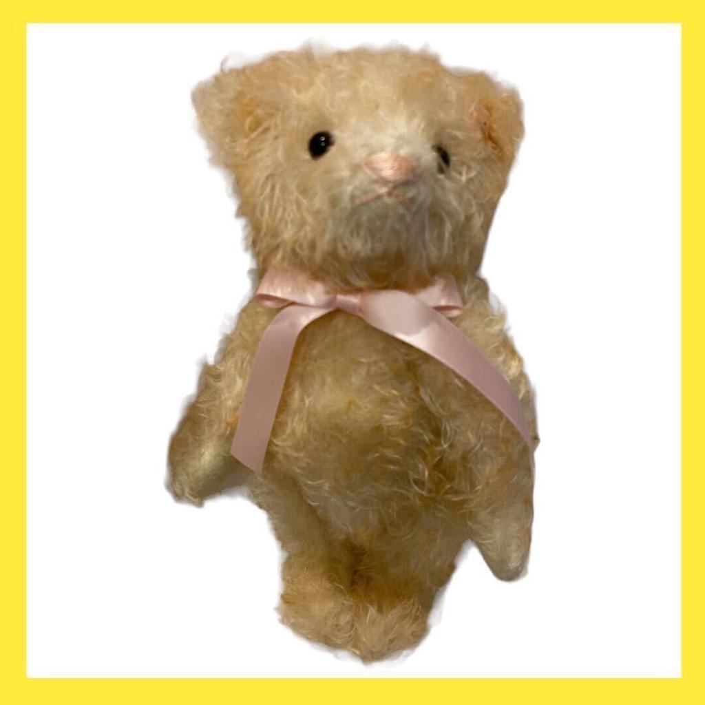 [USED]Steiff Teddy Bear Ume Plum Flower Japan Limited Edition Collectible Plush Doll