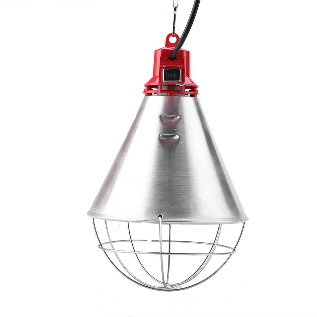 Geflügel-Isolierungslampenschirm, Infrarot-Wärmelampe, Lampenschirm, Geflügel-Heizlampenkappe für Küken, Schwein