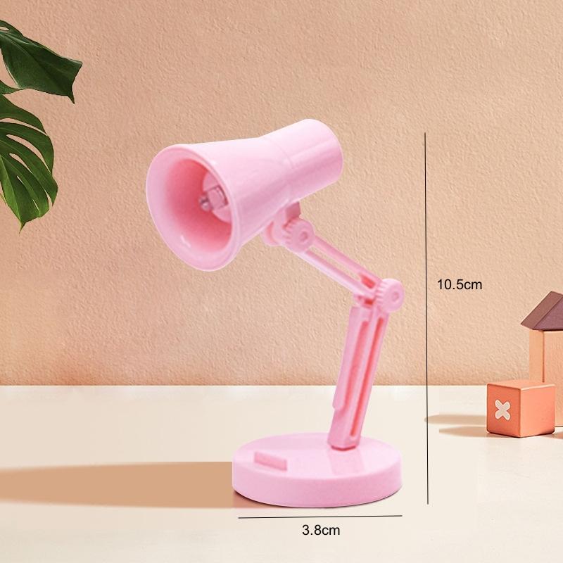 Mini LED Night Reading Book Light Lampă de masă pliabilă Dormitor Dormitor Lumini creative pentru cap de pat Decorații pentru casă Lampă pentru casă de păpuși