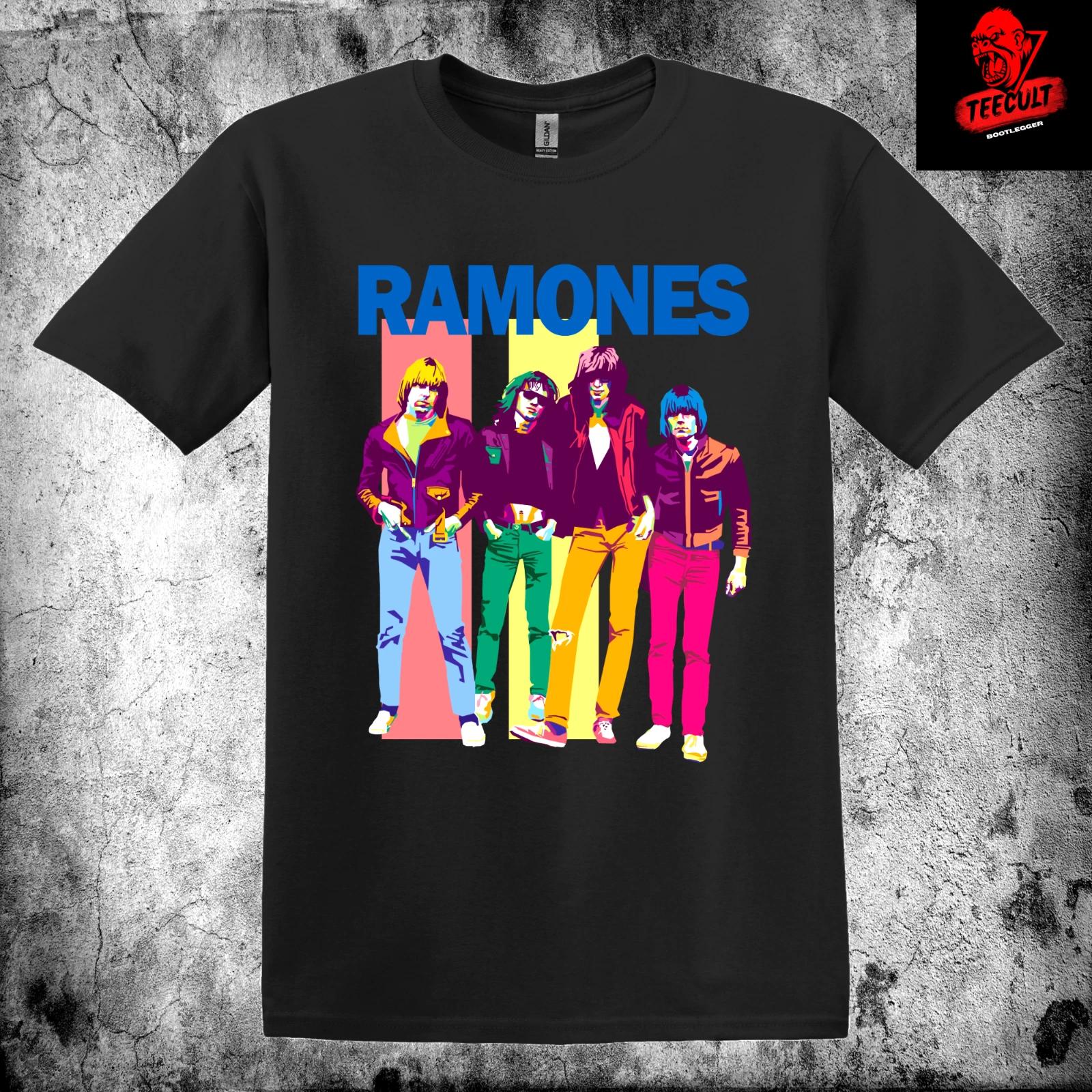 Men s and Women s T-shirts Ramones Punk Rock Band Unisex Heavy Cotton Premium XS