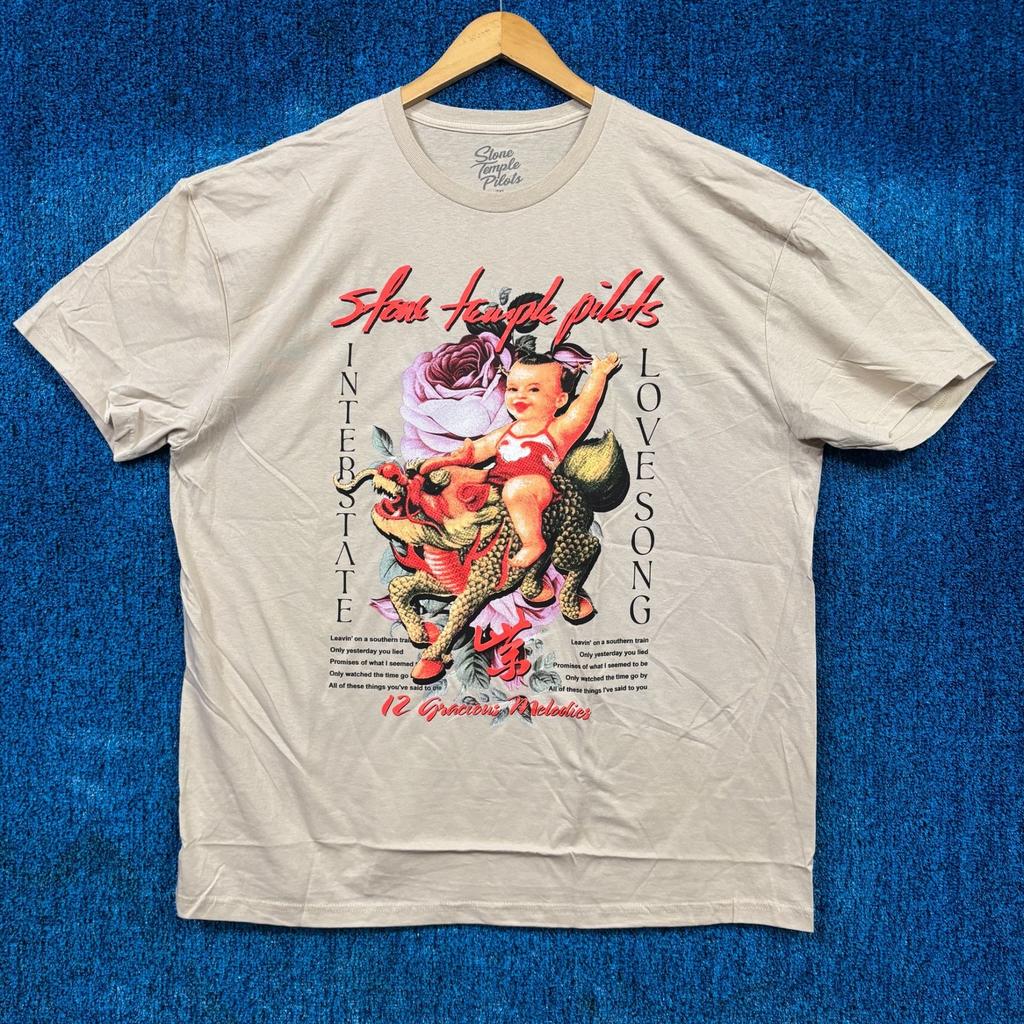 Stone Temple Pilots Purple Album Cover Poster Band Tee 2XL Unisex T-Shirt