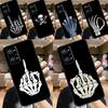 Skeleton Middle Finger For Realme C67 C55 C53 C51 C35 C33 C31 C30 C25s C21Y GT Neo 6 GT5 9 10 11 12 Pro Plus Case
