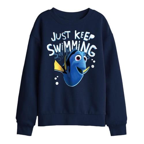 Findet Nemo Kinder/Kinder Schwimm weiter Dorie Sweatshirt