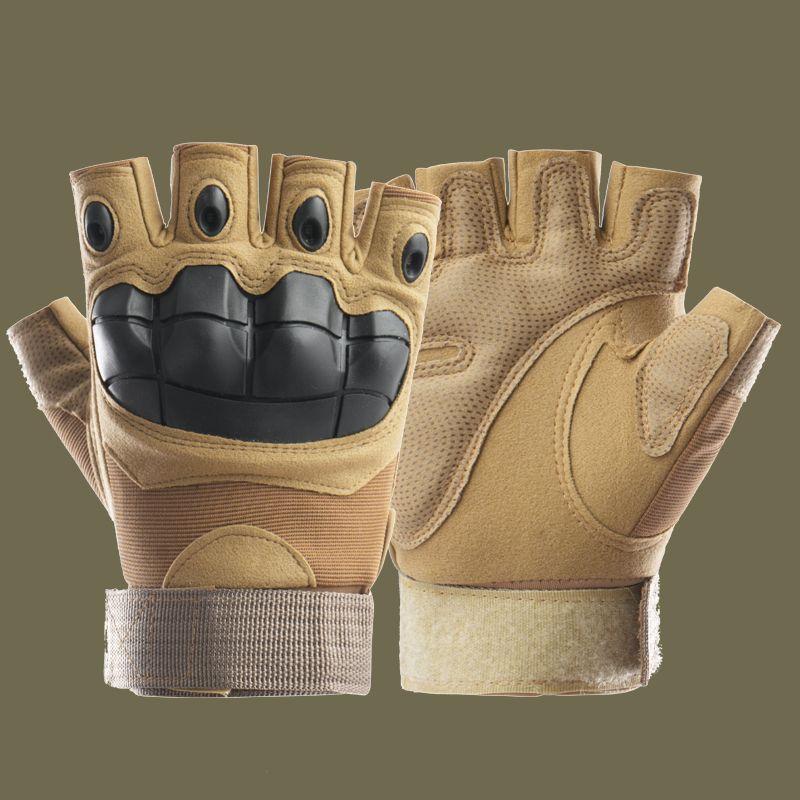 Gloves Men's Long Finger Outdoor Mountaineering Full Finger Wear-Resistant Open Finger Protective Training Riding Motorcycle Half Finger Gloves