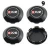 4 Piezas Tapa OD 76MM / ID 72MM Para Llantas SSR XXR VIP LEHR MEISTER Emblema Tapacubos Centrales de Rueda Logo de Coche Deportivo Tapa de Rueda Tapacubos
