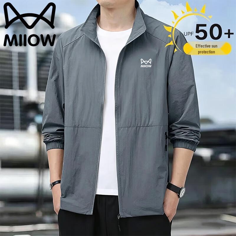 

MiiOW Men s UPF 50+ Long-Sleeve Sun Protection Shirt M